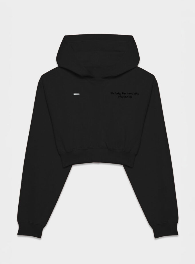Be Holy Cropped Hoodie